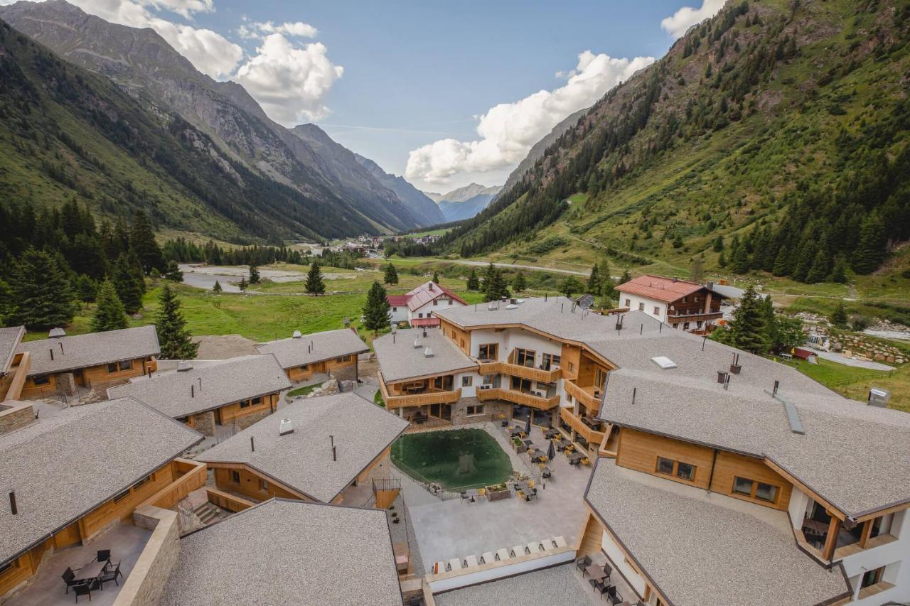 Das Chaletdorf - Pitztal Sankt Leonhard im Pitztal Ngoại thất bức ảnh