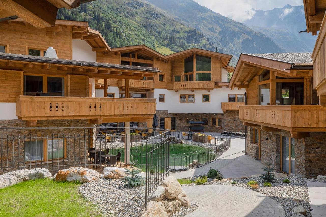Das Chaletdorf - Pitztal Sankt Leonhard im Pitztal Ngoại thất bức ảnh