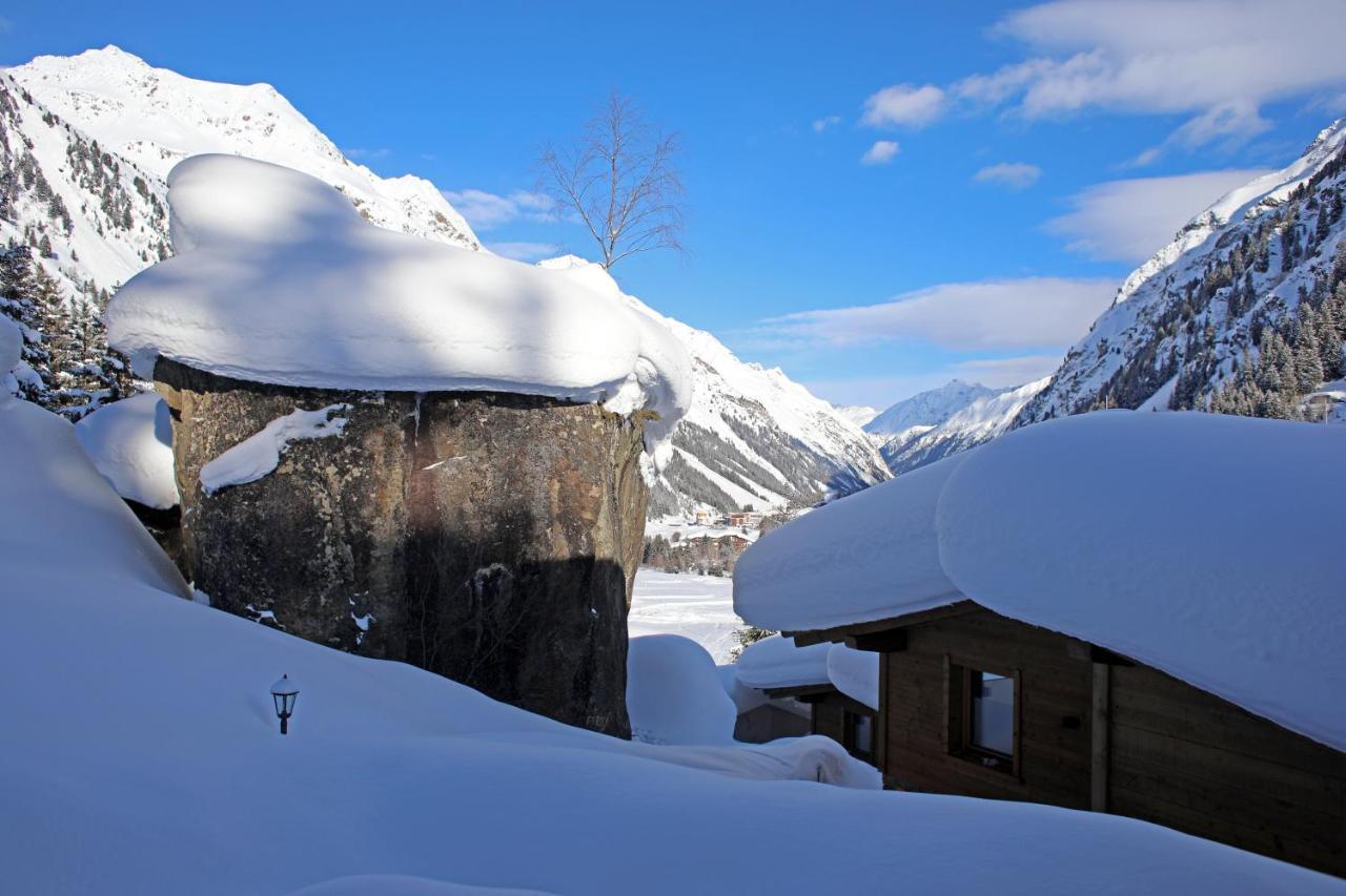 Das Chaletdorf - Pitztal Sankt Leonhard im Pitztal Ngoại thất bức ảnh