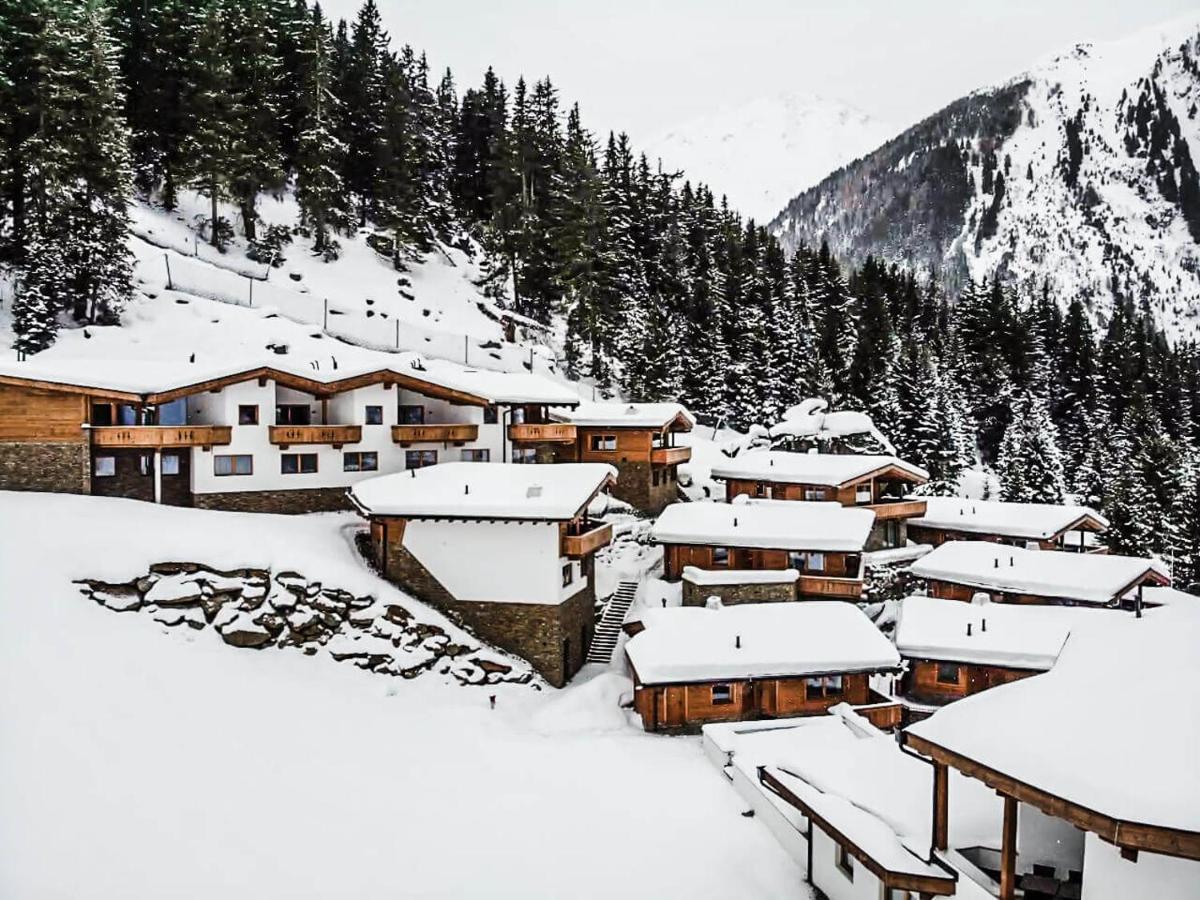 Das Chaletdorf - Pitztal Sankt Leonhard im Pitztal Ngoại thất bức ảnh